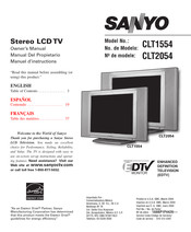 Sanyo CLT2054 Manuel D'instructions