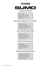 Alesis Sumo 15 Guide D'utilisation Simplifié