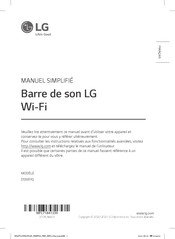 LG DSN9YG Manuel Simplifié