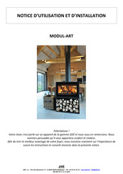 Jidé MODUL-ART Woodbox 16/9 Notice D'utilisation Et D'installation