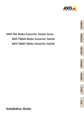 Axis T8606 Guide D'installation