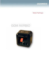 gigamedia GGM AXRBIO Notice Technique