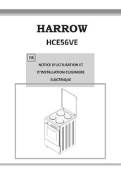 Harrow HCE56VE Notice D'utilisation Et D'installation