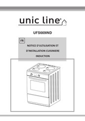 unic line UFS669IND Notice D'utilisation Et D'installation