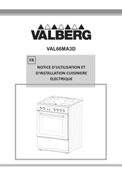 VALBERG VAL66MA3D Notice D'utilisation Et D'installation