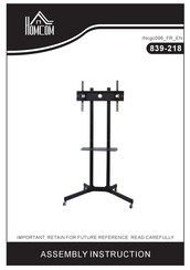 HOMCOM 839-218 Mode D'emploi