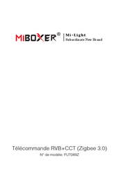 MiBoxer Mi-Light FUT089Z Mode D'emploi