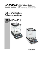 KERN ABP 200-5DAM Notice D'utilisation