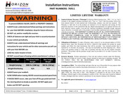 Horizon Global 76911 Instructions D'installation