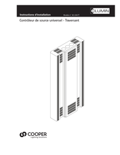 Cooper Lighting Solutions iLumin SC277-12-UN-1P-FT Instructions D'installation