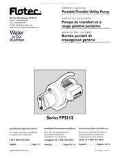 Flotec FP5112 Notice D'utilisation