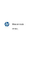 HP MINI Mise En Route