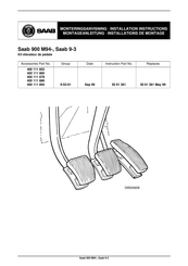 Saab 400 111 852 Instructions De Montage