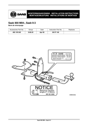 Saab 400 129 045 Instructions De Montage