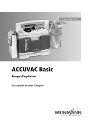 Weinmann ACCUVAC Basic Mode D'emploi
