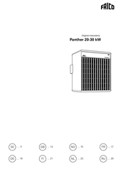 Frico Panther 20-30 kW Manuel D'instructions