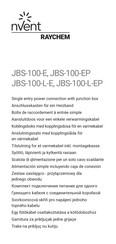 nVent RAYCHEM JBS-100-E Mode D'emploi