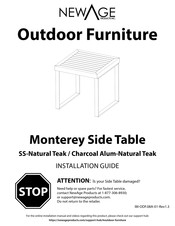 Newage Monterey 91037 Guide D'installation