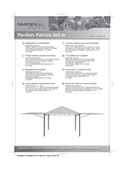 Garden Place Pavillon Patrizia 3x3 m Instructions De Montage