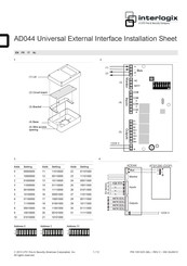 Interlogix AD044 Installation