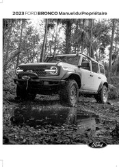 Ford BRONCO 2023 Manuel Du Propriétaire