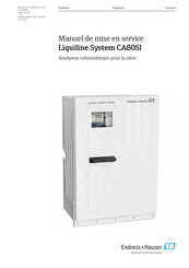 Endress+Hauser Liquiline System CA80SI Manuel De Mise En Service