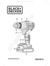 Black & Decker BDCHD18 Traduction Des Instructions D'origine