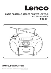 LENCO SCD-971 Manuel D'instruction