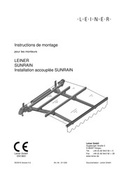 LEINER SUNRAIN Instructions De Montage