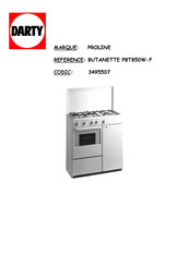 Proline PBT850W-F Notice D'installation Et D'utilisation