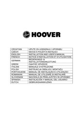 Hoover HCV 61/2WA Notice D'installation Et D'utilisation