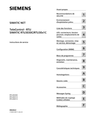 Siemens SIMATIC RTU3031C Instructions De Service