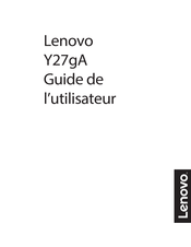 Lenovo Y27gA Guide De L'utilisateur