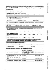 Mercury Marine 80 Jet Mode D'emploi