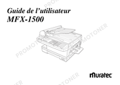 Muratec MFX-1500 Guide De L'utilisateur