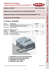 Frima 60.30.935 Notice De Montage