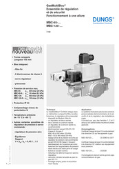 Dungs GasMultiBloc MBC-120 Serie Mode D'emploi