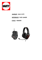 Mad Catz R.A.T. 3 PACK GAMER Mode D'emploi