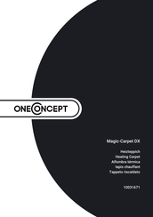 oneConcept Magic-Carpet DX Mode D'emploi