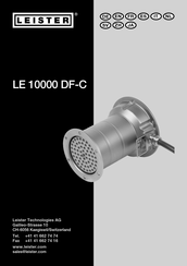 Leister LE 10000 DF-C Instructions D'utilisation