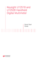 Keysight U1251B Guide De Démarrage Rapide