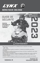 BRP LYNX RAVE 200 Serie 2023 Guide De Sécurité