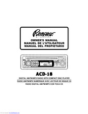 Audiovox Rampage ACD-18 Manuel De L'utilisateur