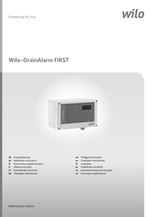 Wilo DrainAlarm FIRST Instructions