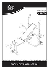 HOMCOM A91-054 Guide Rapide