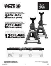 Matco Tools JS6TA Mode D'emploi