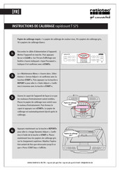 ratiotec rapidcount T 575 Guide Rapide