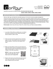 MID WEST Contour 830 Instructions De Montage