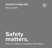 Suunto OW211 Mode D'emploi