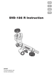 tormek SVD-186 R Manuel D'instructions